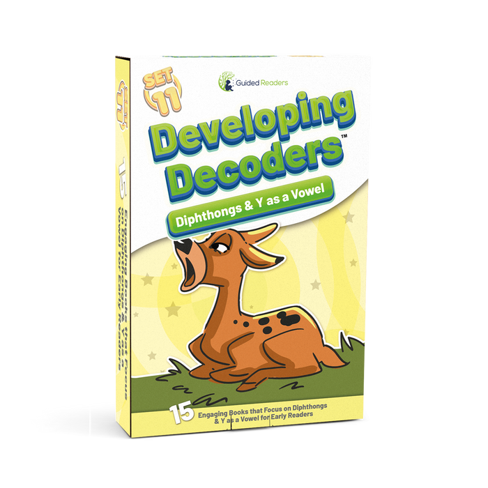 Decodable Readers: 15 Diphthongs Phonics Books for Beginning Readers (Developing Decoders Set 11)