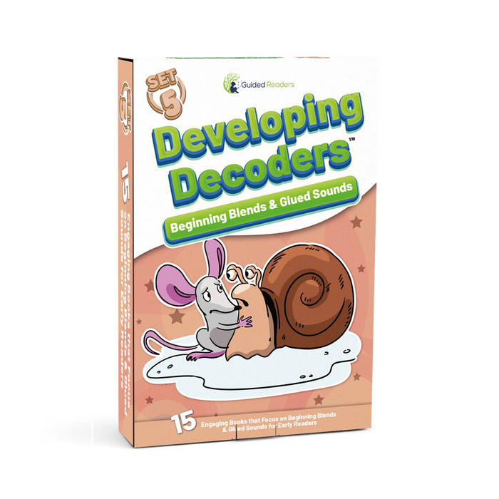 Decodable Readers: 15 Beginning Blends Phonics Decodable Books for Beginning Readers (Developing Decoders Set 5)