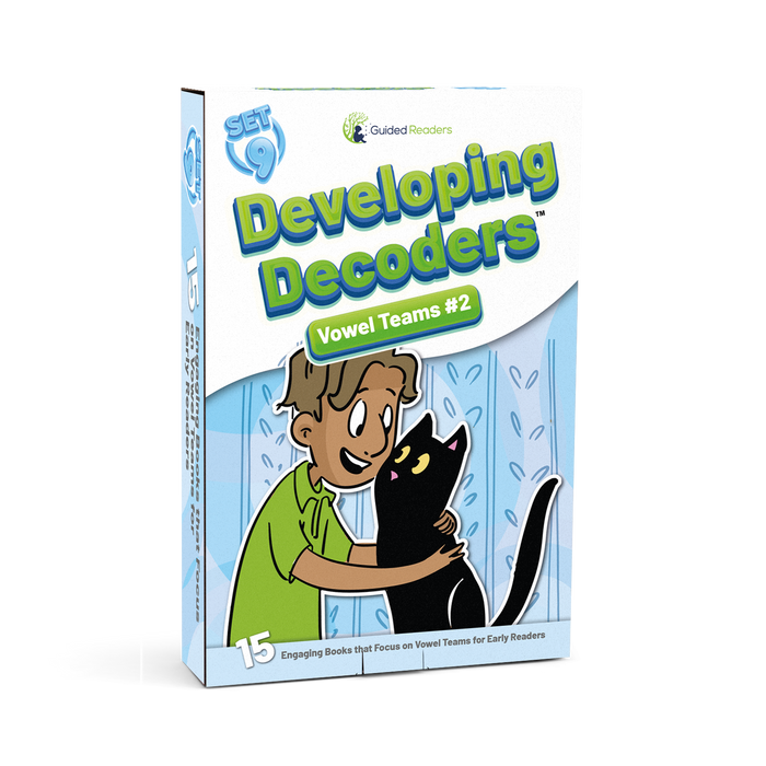 Decodable Readers: 15 Long Vowel Teams Phonics Books for Beginning Readers (Developing Decoders Set 9)