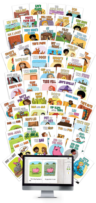 Decodable Readers Classroom Collection (Gray Set)