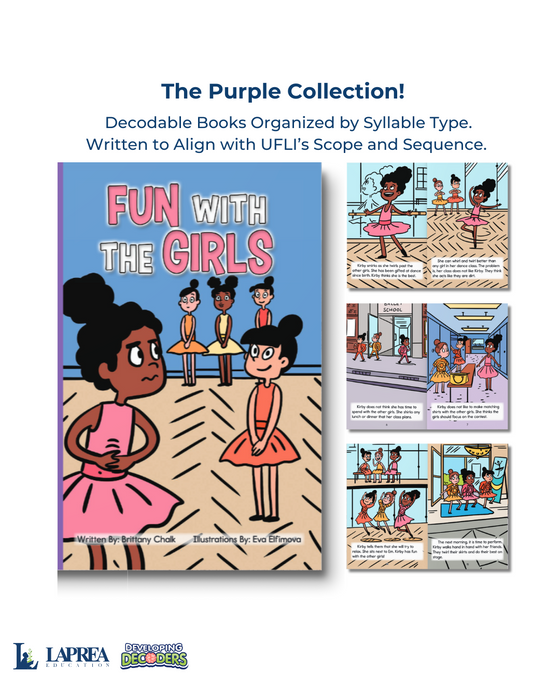 Developing Decoders Purple Collection Set 4:  R-Controlled Vowels (VR) (1 set, 15 titles)