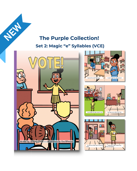 Developing Decoders Purple Collection Set 2:Magic "e" Syllables (1 set, 15 titles)