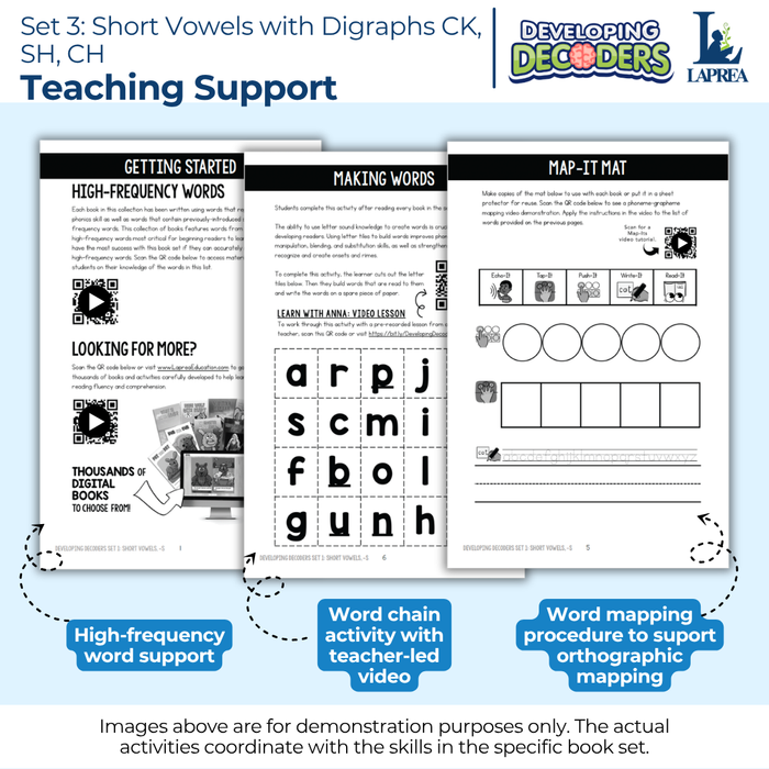Decodable Readers: 15 Short Vowel Phonics Decodable Books for Beginning Readers (Developing Decoders Set 3)