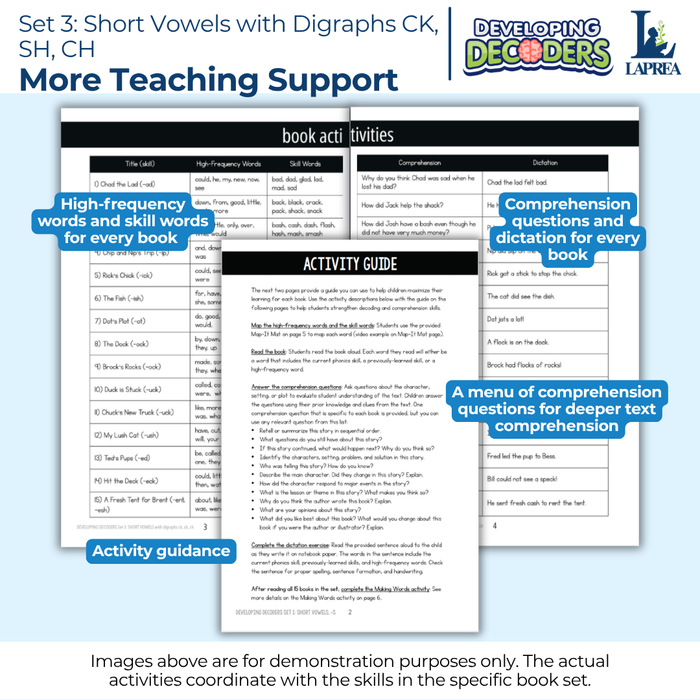 Decodable Readers: 15 Short Vowel Phonics Decodable Books for Beginning Readers (Developing Decoders Set 3)