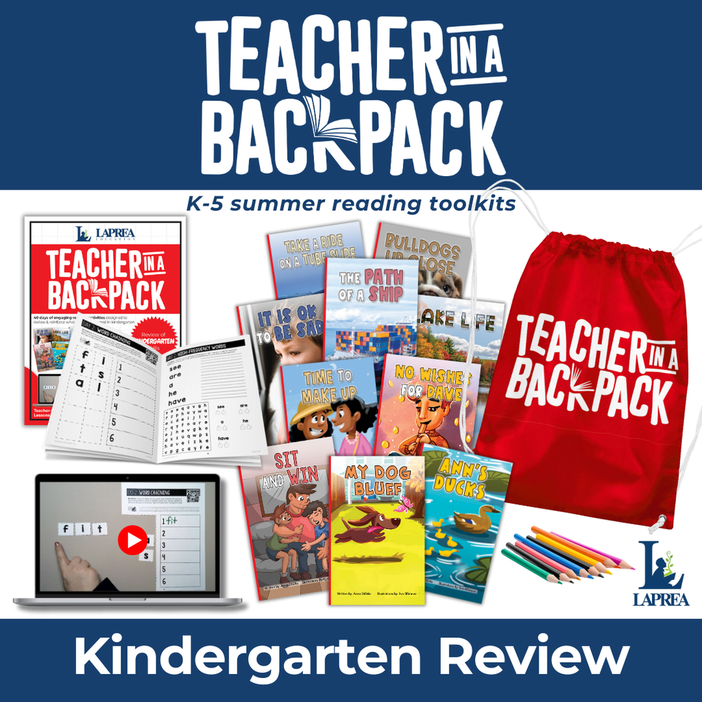 Teacher in a Backpack - Kindergarten (Set of 15) — Laprea Education