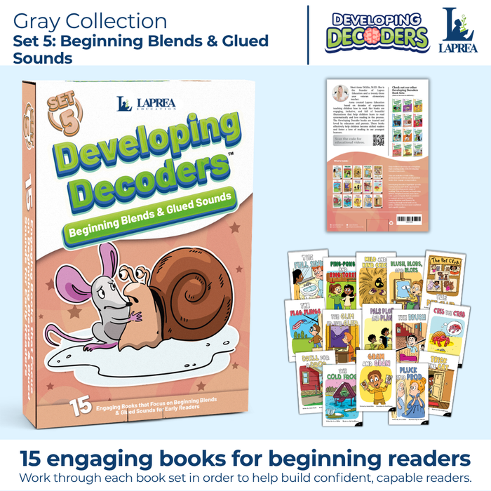 Decodable Readers: 15 Beginning Blends Phonics Decodable Books for Beginning Readers (Developing Decoders Set 5)
