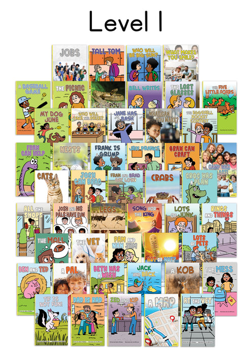 Developing Decoders Whole YELLOW Collection: Levels K - 3 | 164 Fundations® Aligned Books