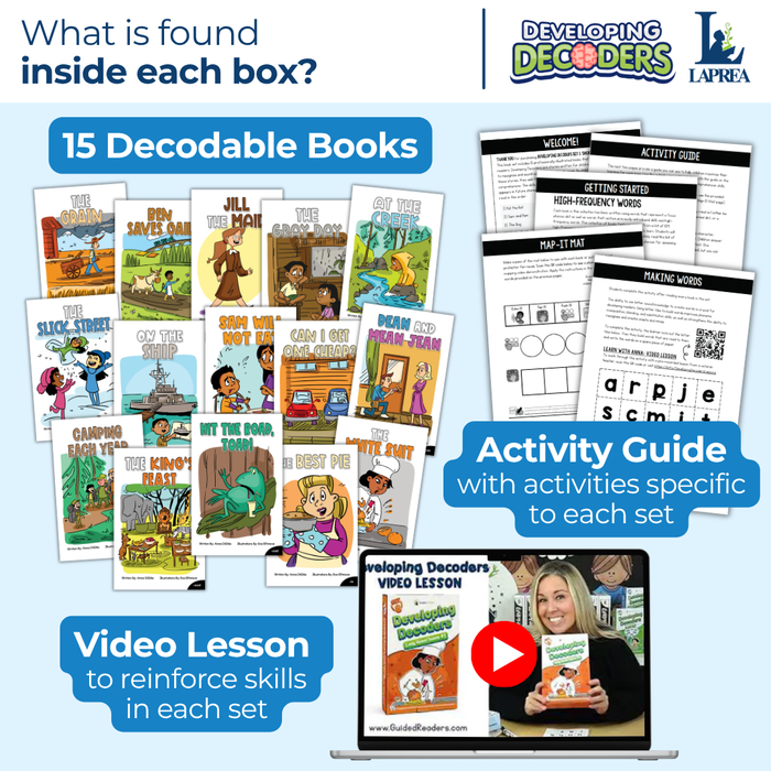 Decodable Readers: 15 Long Vowel Teams Phonics Books for Beginning Readers (Developing Decoders Set 8)