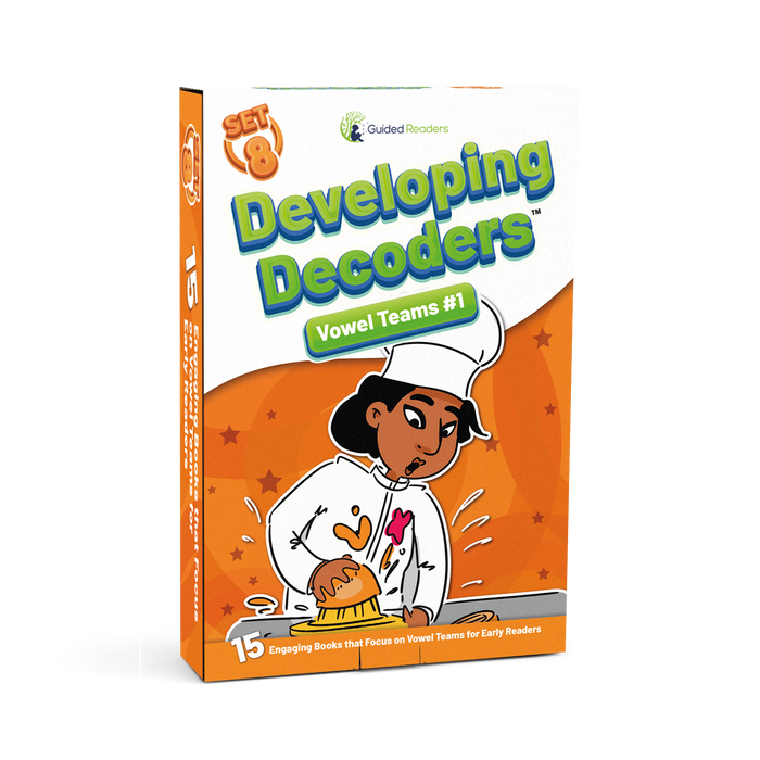Decodable Readers: 15 Long Vowel Teams Phonics Books for Beginning Readers (Developing Decoders Set 8)