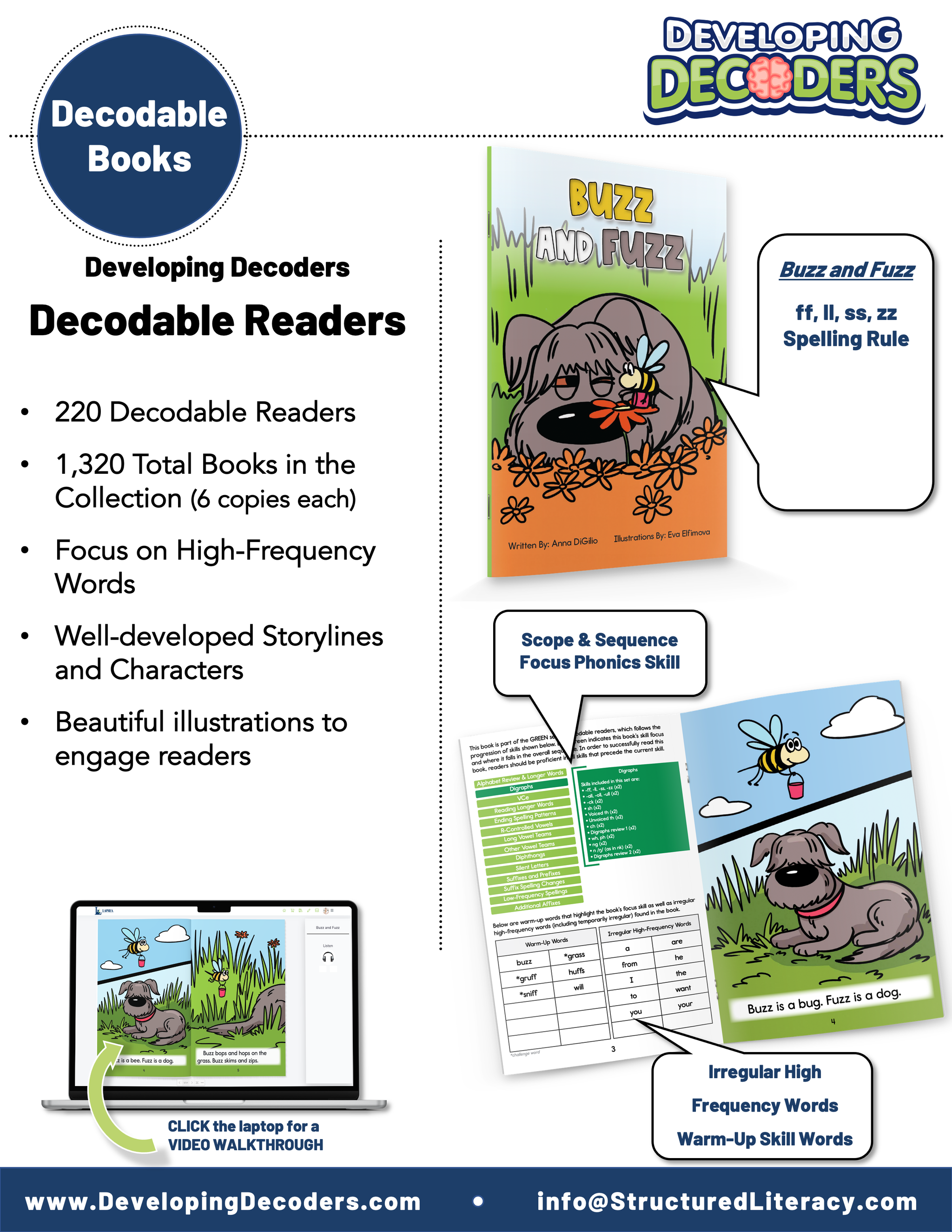 Developing Decoders Decodable Books — Laprea Education