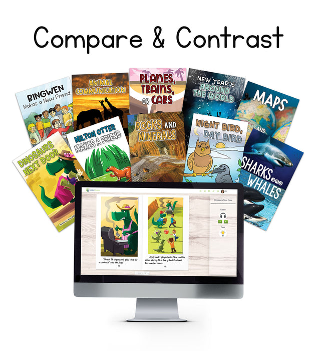 Reading Comprehension - Leveled Books and Lessons to Strengthen Comprehension Skills | Grades 2-3 Skill Bundle