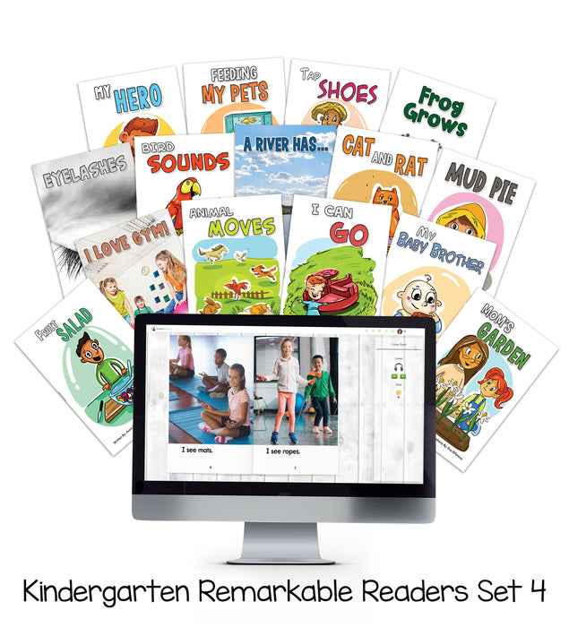 Kindergarten Leveled Readers - Remarkable Readers (Sets 1-9) Bundle