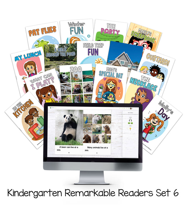 Kindergarten Leveled Readers - Remarkable Readers (Sets 1-9) Bundle