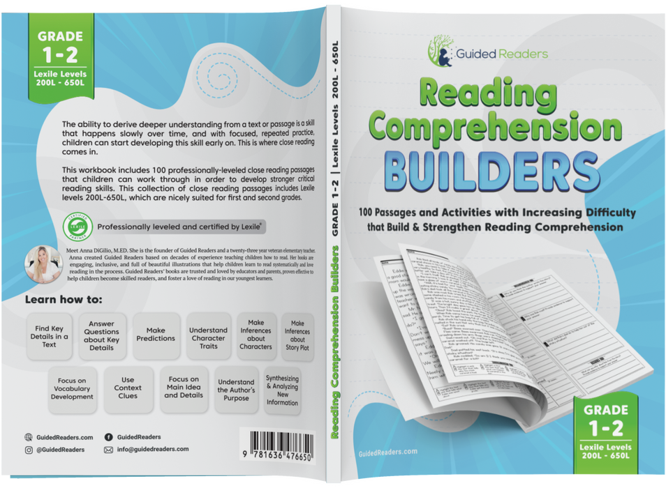 Reading Comprehension Builders Grade 1st & 2nd