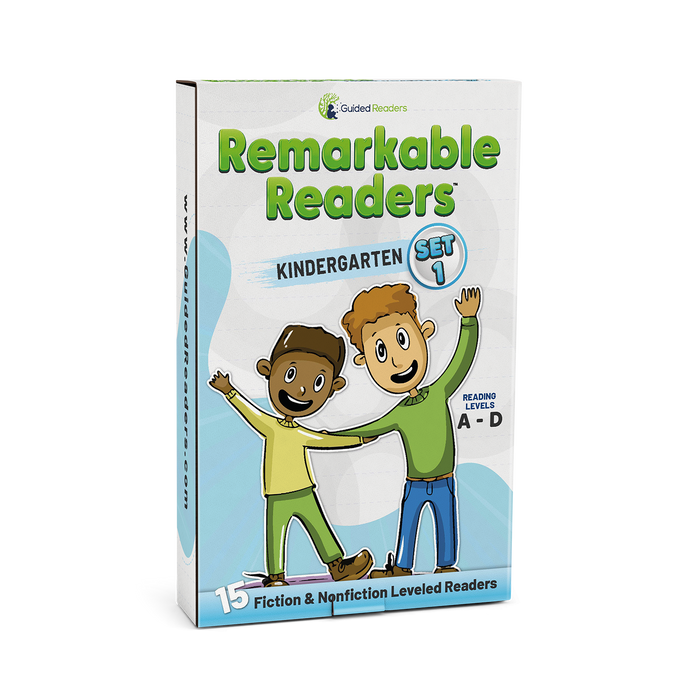 Kindergarten Book Set - Leveled Readers for Kindergarteners - Remarkable Readers (Set 1)