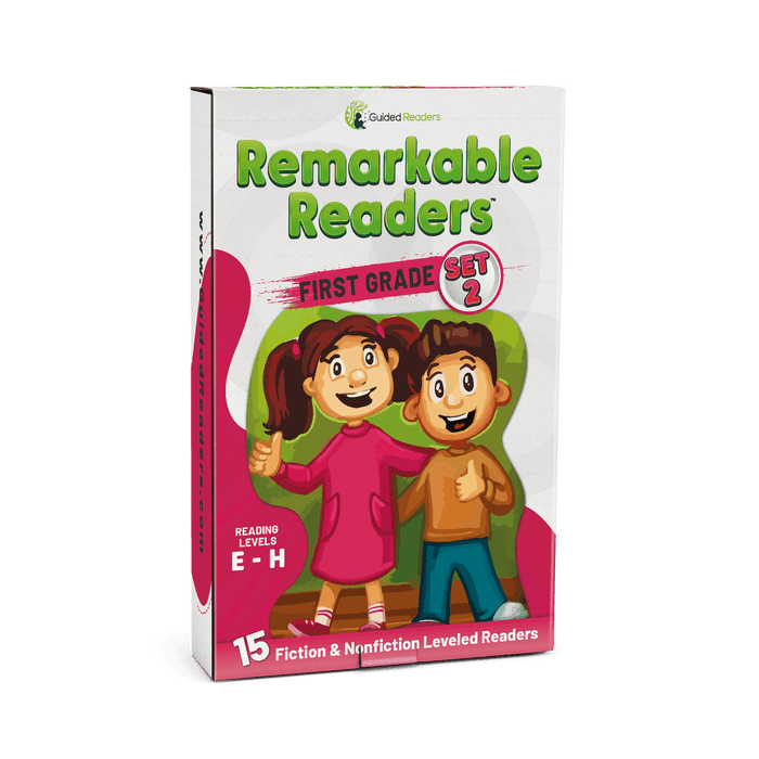 Leveled Readers – Reading Books for First Graders – Remarkable Readers (Set 2)
