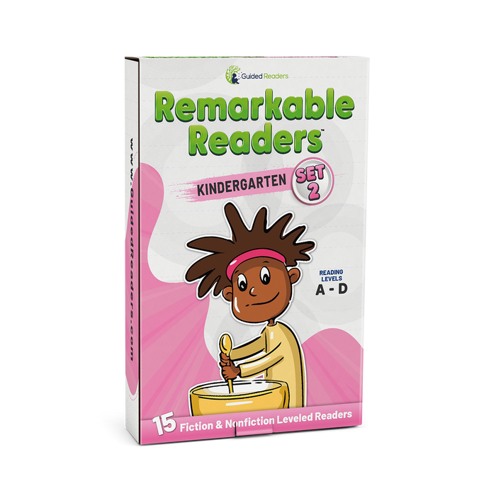 Kindergarten Book Set - Leveled Readers for Kindergarteners - Remarkable Readers (Set 2)