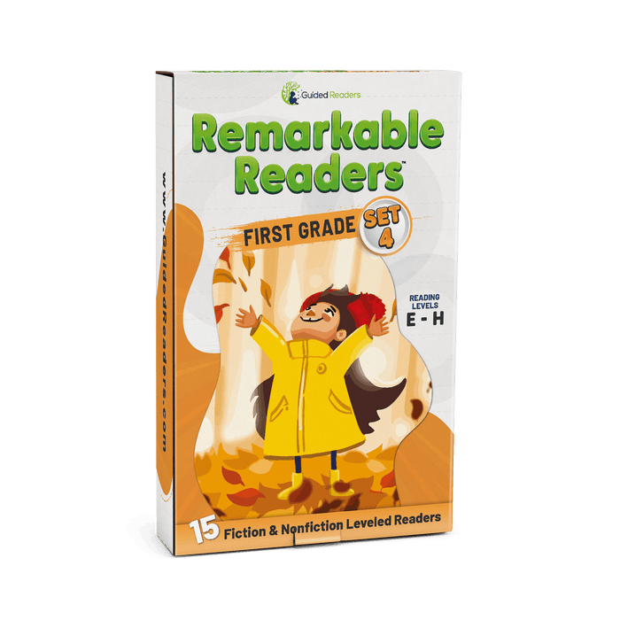 Leveled Readers – Reading Books for First Graders – Remarkable Readers (Set 4)