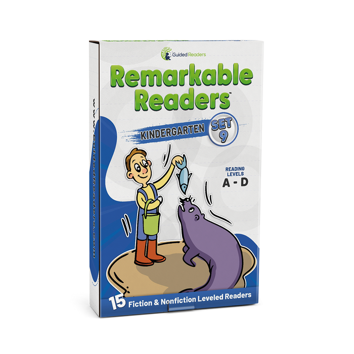 Kindergarten Book Set - Leveled Readers for Kindergarteners - Remarkable Readers (Set 9)