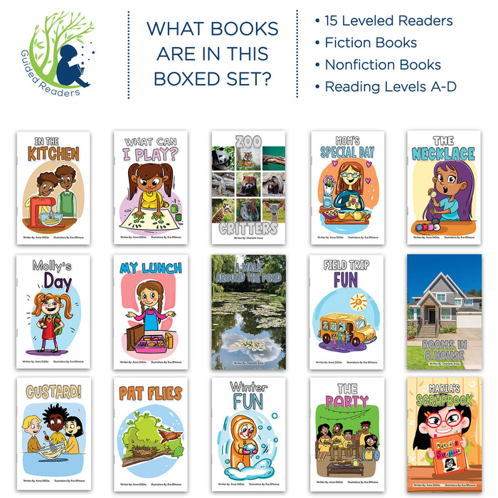 Kindergarten Book Set - Leveled Readers for Kindergarteners - Remarkable Readers (Set 6)