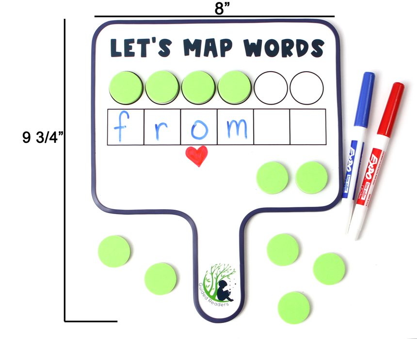 [SINGLE] Word Mapping - Map-Its Paddles - 6 Paddles (1 Map-It Paddle Kit) *1 Kit has 6 paddles